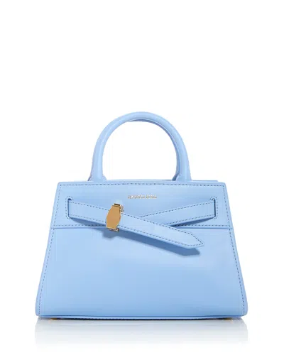 Veronica Beard Mini Dash Top Handle Bag In Light Blue