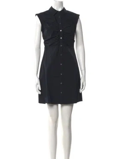 Pre-owned Veronica Beard Mini Dress In Black
