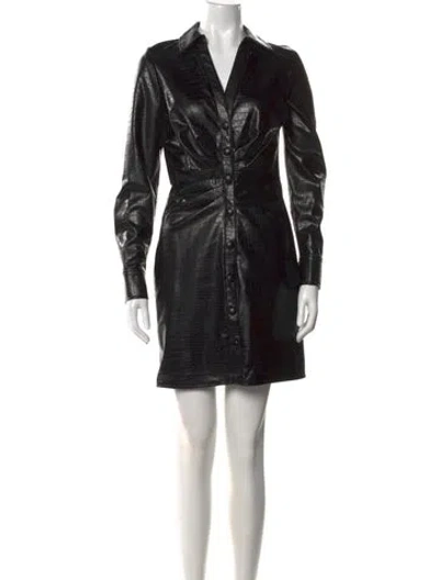 Pre-owned Veronica Beard Mini Dress In Black