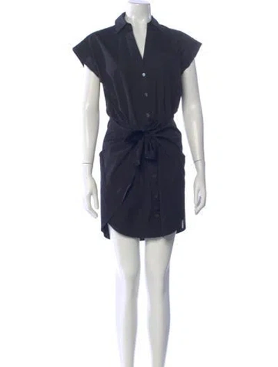 Pre-owned Veronica Beard Mini Dress In Black