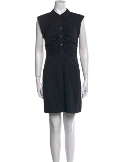Pre-owned Veronica Beard Mini Dress In Black