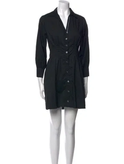 Pre-owned Veronica Beard Mini Dress In Black