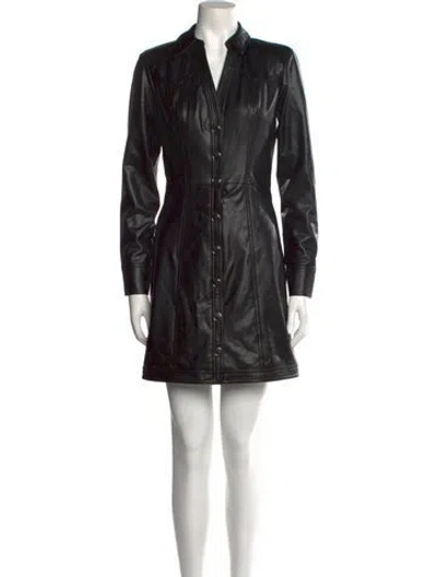 Pre-owned Veronica Beard Mini Dress In Black