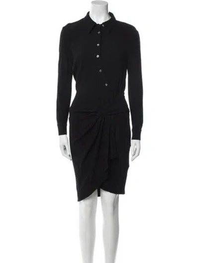 Pre-owned Veronica Beard Mini Dress In Black