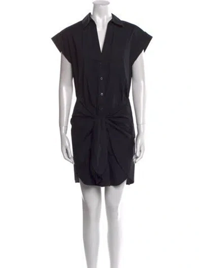 Pre-owned Veronica Beard Mini Dress In Black