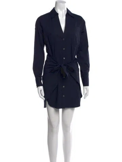 Pre-owned Veronica Beard Mini Dress In Black