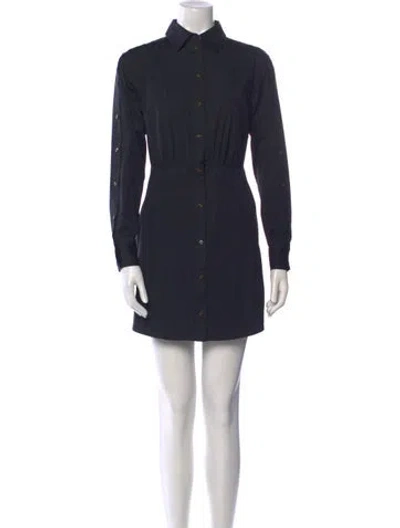 Pre-owned Veronica Beard Mini Dress In Black