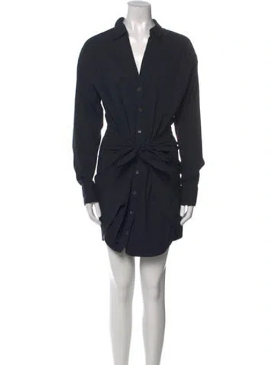 Pre-owned Veronica Beard Mini Dress In Black