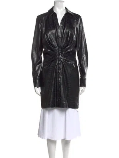 Pre-owned Veronica Beard Mini Dress In Black