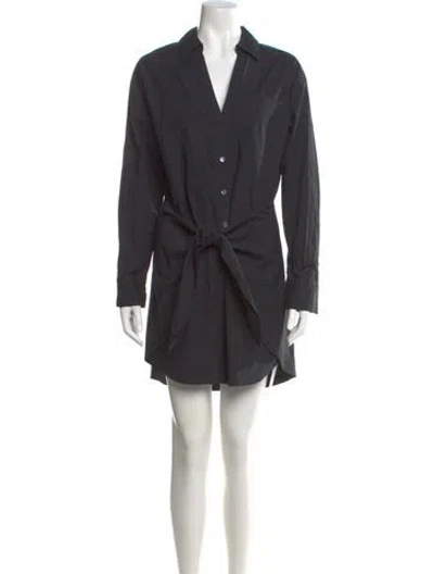 Pre-owned Veronica Beard Mini Dress In Black