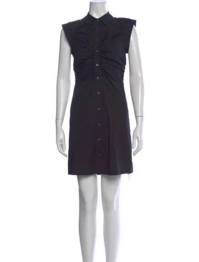 Pre-owned Veronica Beard Mini Dress In Black