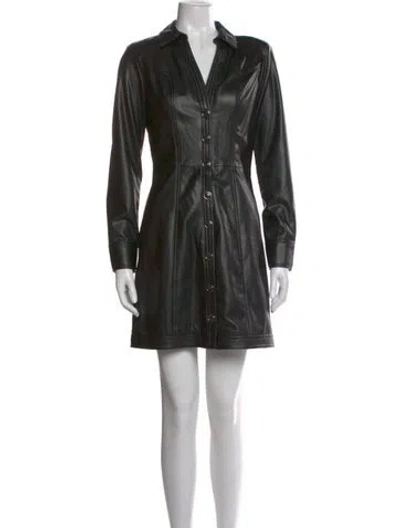 Pre-owned Veronica Beard Mini Dress In Black