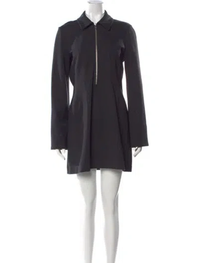 Pre-owned Veronica Beard Mini Dress In Black