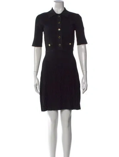 Pre-owned Veronica Beard Mini Dress In Black
