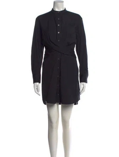 Pre-owned Veronica Beard Mini Dress In Black