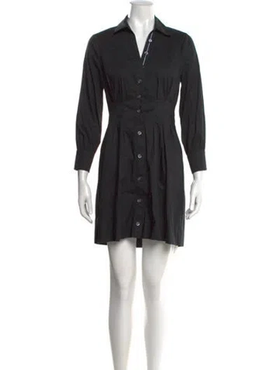Pre-owned Veronica Beard Mini Dress In Black