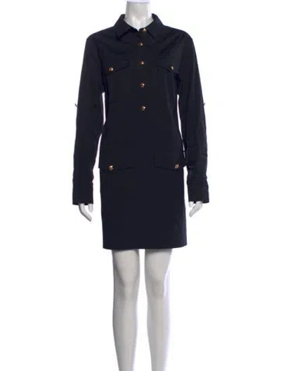 Pre-owned Veronica Beard Mini Dress In Black