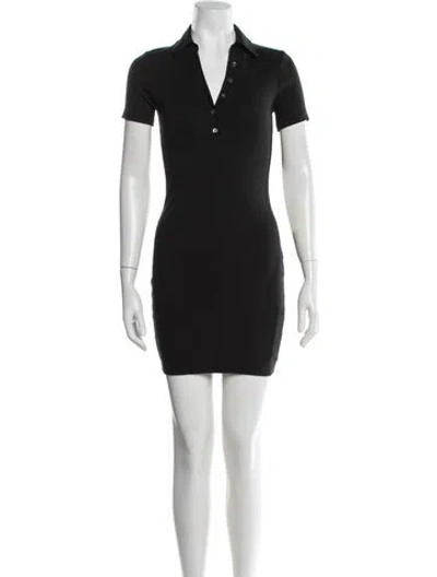 Pre-owned Veronica Beard Mini Dress In Black