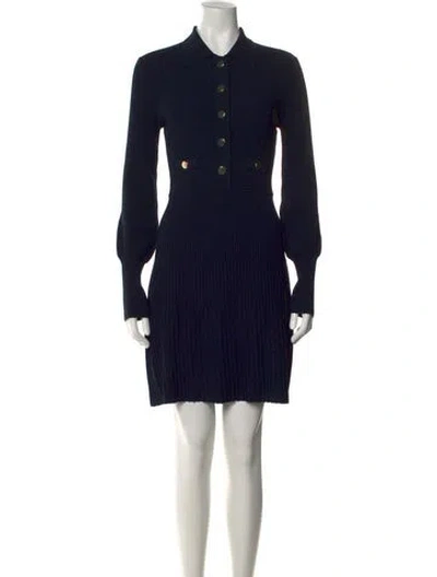 Pre-owned Veronica Beard Mini Dress In Black