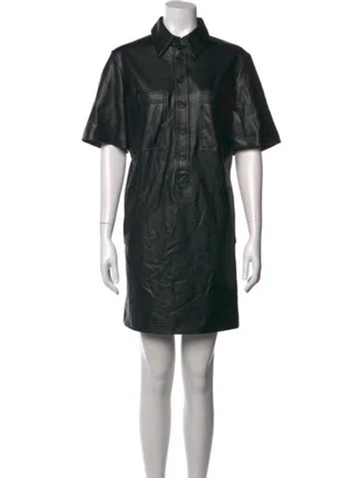 Pre-owned Veronica Beard Mini Dress In Black