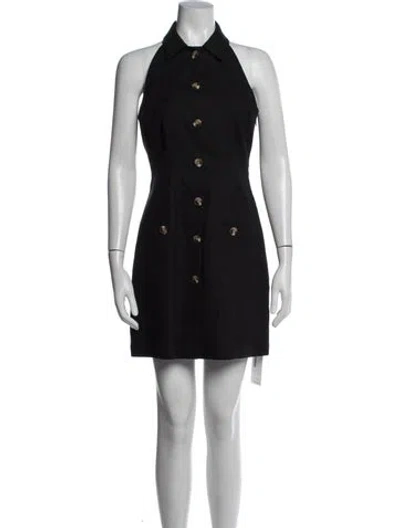 Pre-owned Veronica Beard Mini Dress In Black