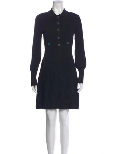 Pre-owned Veronica Beard Mini Dress In Blue