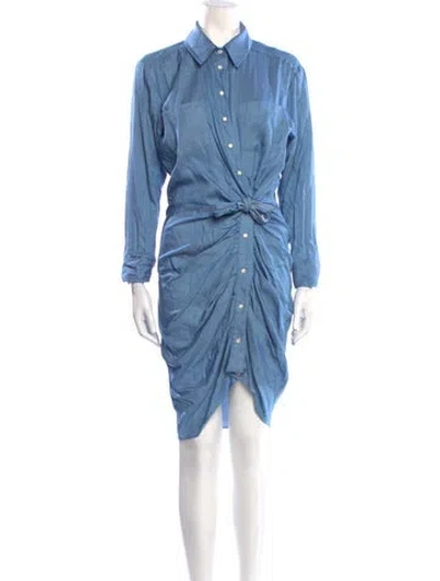 Pre-owned Veronica Beard Mini Dress In Blue