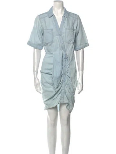 Pre-owned Veronica Beard Mini Dress In Blue