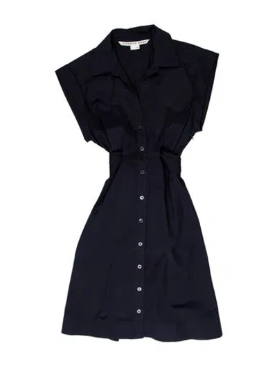 Pre-owned Veronica Beard Mini Dress In Blue