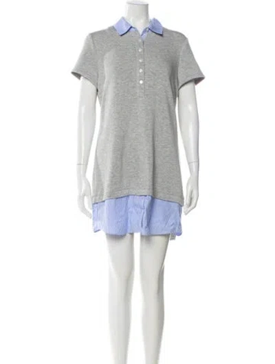 Pre-owned Veronica Beard Mini Dress In Blue