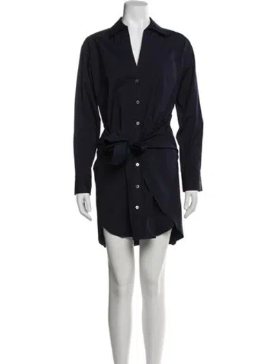 Pre-owned Veronica Beard Mini Dress In Blue