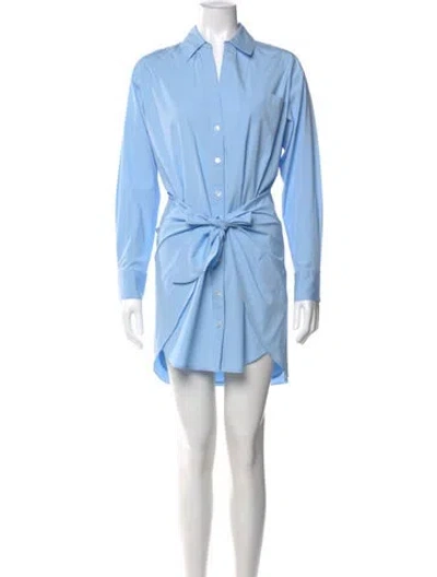 Pre-owned Veronica Beard Mini Dress In Blue