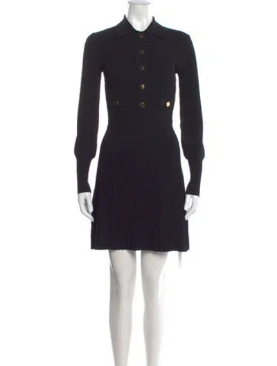 Pre-owned Veronica Beard Mini Dress In Blue