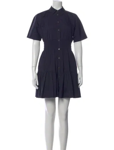 Pre-owned Veronica Beard Mini Dress In Blue
