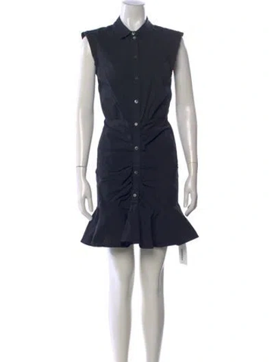 Pre-owned Veronica Beard Mini Dress In Blue