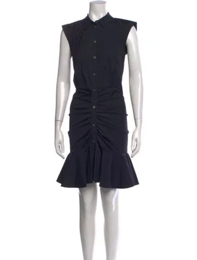 Pre-owned Veronica Beard Mini Dress In Blue