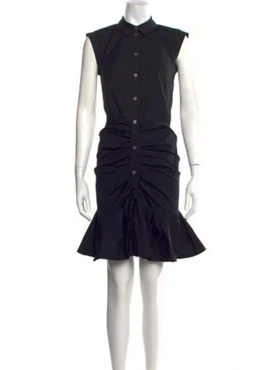 Pre-owned Veronica Beard Mini Dress In Blue