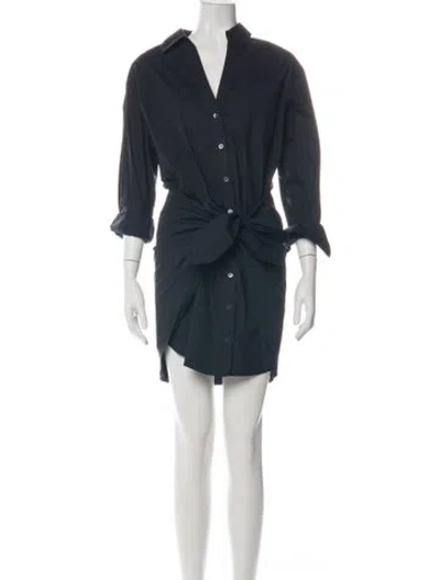 Pre-owned Veronica Beard Mini Dress In Blue