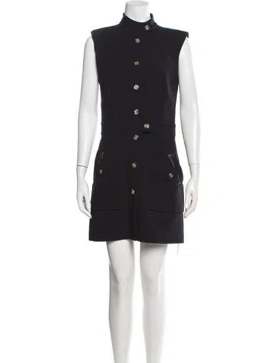 Pre-owned Veronica Beard Mini Dress In Blue