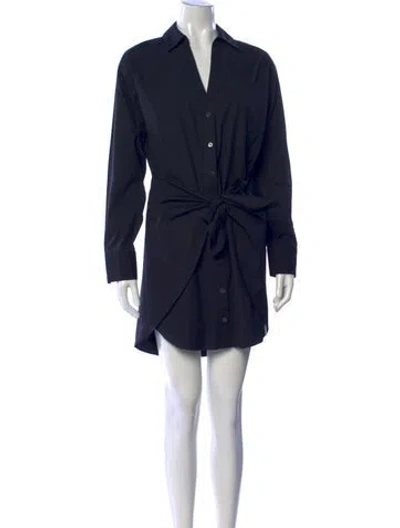 Pre-owned Veronica Beard Mini Dress In Blue