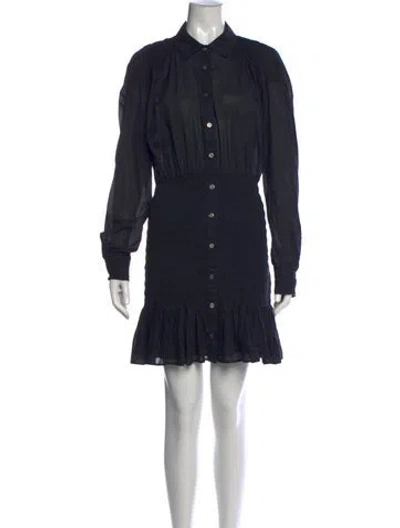 Pre-owned Veronica Beard Mini Dress In Blue