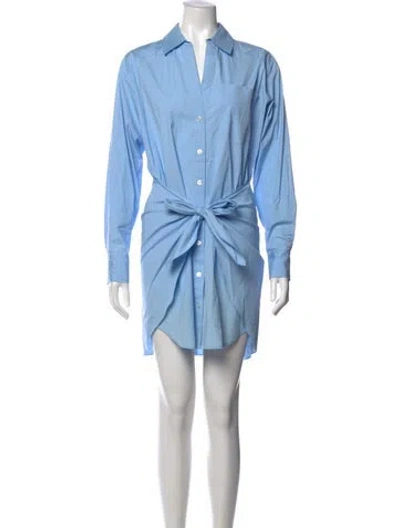Pre-owned Veronica Beard Mini Dress In Blue