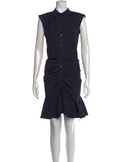 Pre-owned Veronica Beard Mini Dress In Blue