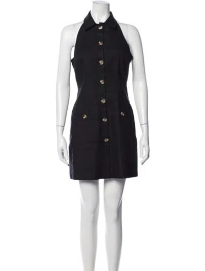 Pre-owned Veronica Beard Mini Dress In Blue