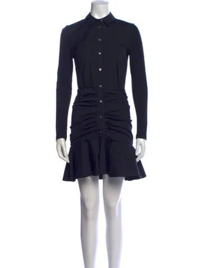 Pre-owned Veronica Beard Mini Dress In Blue
