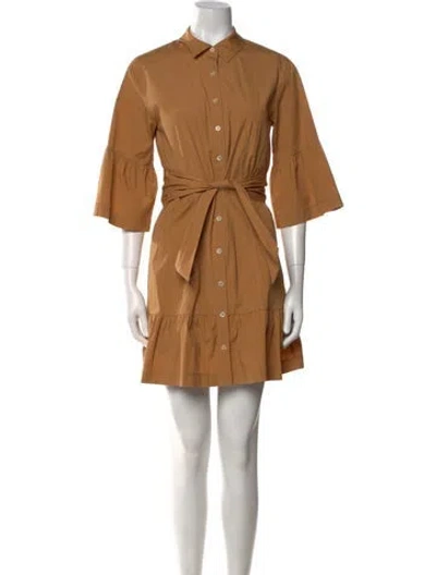 Pre-owned Veronica Beard Mini Dress In Brown