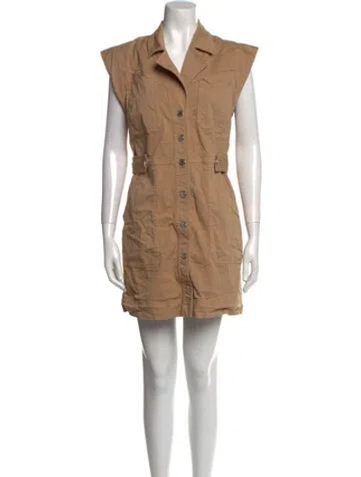 Pre-owned Veronica Beard Mini Dress In Brown
