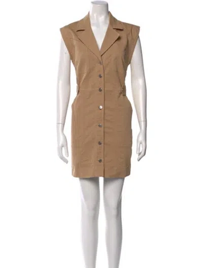 Pre-owned Veronica Beard Mini Dress In Brown