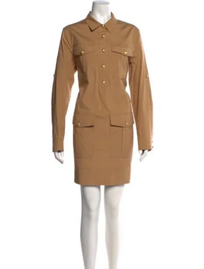 Pre-owned Veronica Beard Mini Dress In Brown