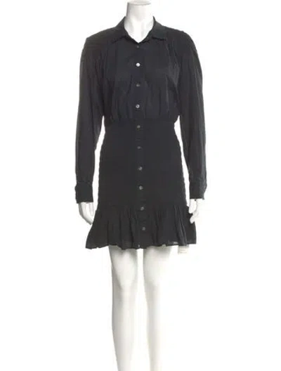 Pre-owned Veronica Beard Mini Dress In Gray